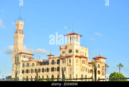 Palazzo Montaza, Re Farouk's Palace, Alessandria, Egitto Foto Stock