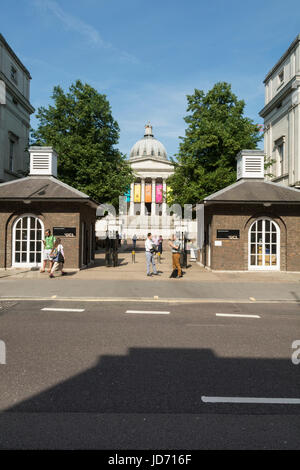 L'ingresso al Quad presso l'University College di Londra, Inghilterra, Regno Unito Foto Stock