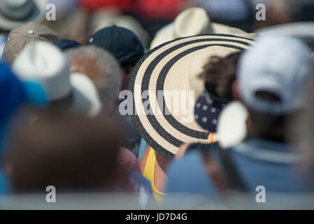 La Queen's Club di Londra, Regno Unito. 19 giugno 2017. 2017 Aegon Championships day 1 inizia nella soffocante calore a west London club. Credito: Malcolm Park/Alamy Live News Foto Stock