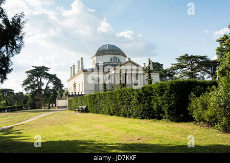 Chiswick House e giardini - La casa è un inizio del XVIII secolo villa palladiana a Chiswick, London, England, Regno Unito Foto Stock