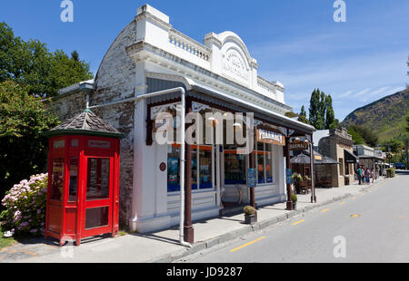 Arrowtown farmacia, Arrowtown, Otago, Isola del Sud, Nuova Zelanda Foto Stock