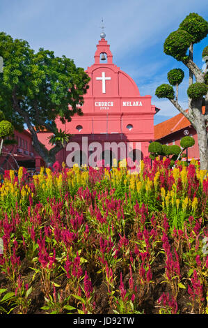 La Chiesa di Cristo Town Square Malacca Melaka Malaysia Foto Stock