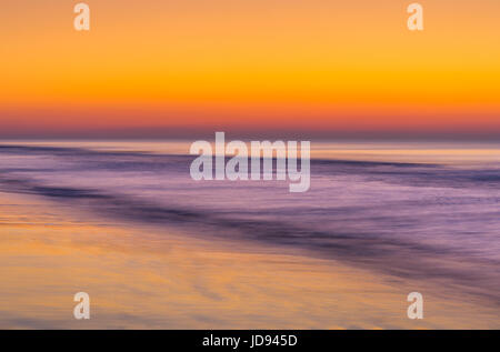 L'arte astratta oceano onde Blur Foto Stock