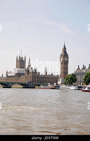 20 Fenchurch Street vista dal fiume Thames, London, Regno Unito Inghilterra Foto Stock