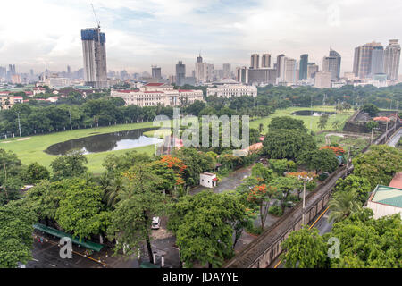 Giugno 11,2017 Manila citiview a intramuros , Manila , Filippine Foto Stock