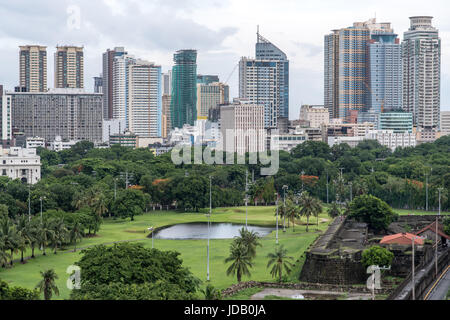 Giugno 11,2017 Manila citiview a intramuros , Manila , Filippine Foto Stock