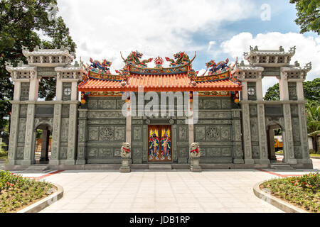 Giugno 11, Tempio Taoista a Manila il cimitero Cinese , Manila , Filippine Foto Stock