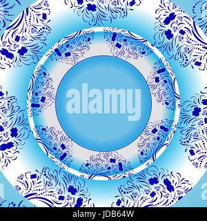 Luce di vettore modello di colore blu Illustrazione Vettoriale