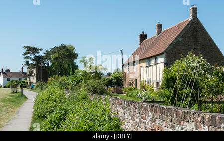 Villaggio di Frampton on Severn nel Gloucestershire, England, Regno Unito Foto Stock