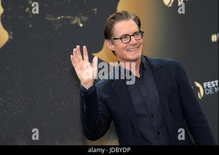 Monte Carlo, 57th Festival della Televisione. Photocall " Twin Peaks' nell'immagine: Kyle MacLachlan Foto Stock