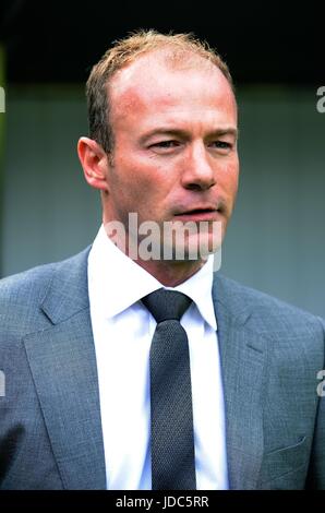 ALAN SHEARER Newcastle United FC MANAGER St James Park Newcastle Inghilterra 04 aprile 2009 Foto Stock