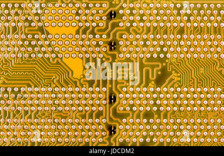 Computer platine con la rete e la connessione Foto Stock