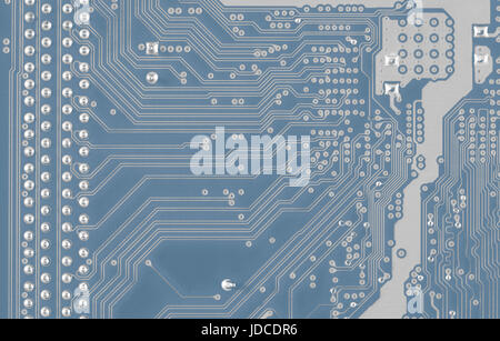 Computer platine con la rete e la connessione Foto Stock