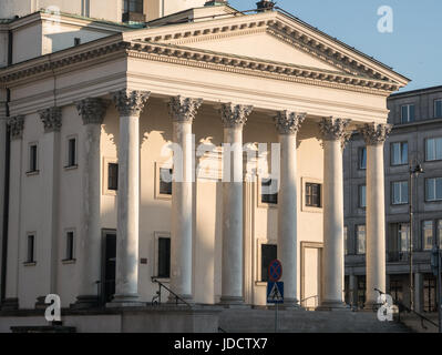 Portico settentrionale di San Alessandro anche la Chiesa, Varsavia, Polonia Foto Stock