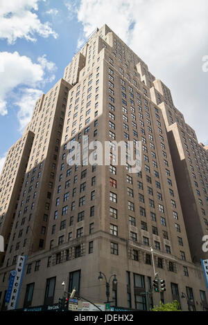 Il Wyndham New Yorker Hotel New York City USA Foto Stock