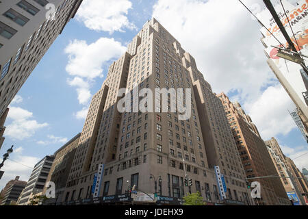 Il Wyndham New Yorker Hotel New York City USA Foto Stock