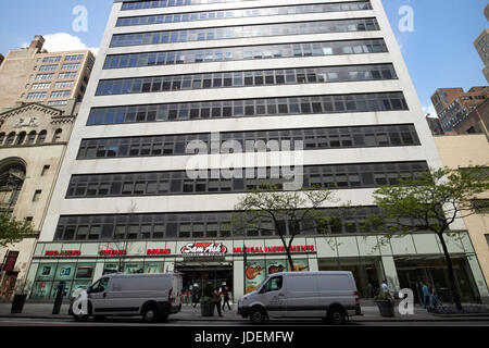 Sam Ash music store store New York City USA Foto Stock