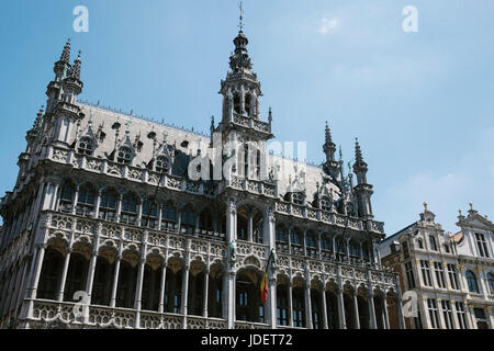 Edifici in Grand Place di Bruxelles in Belgio Foto Stock