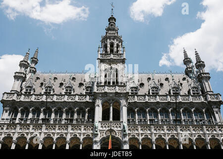 Edifici in Grand Place di Bruxelles in Belgio Foto Stock