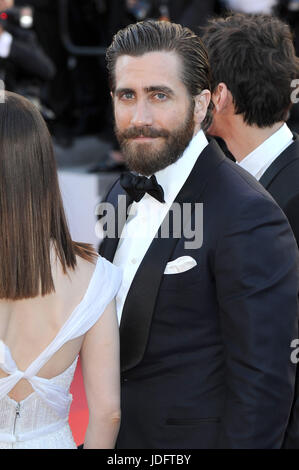 Settantesimo annuale di Cannes Film Festival - 'Okja' - Premiere con: Jake Gyllenhaal dove: Cannes, Francia Quando: 19 maggio 2017 Credit: IPA/WENN.com * * disponibile solo per la pubblicazione in UK, USA, Germania, Austria, Svizzera** Foto Stock