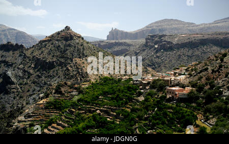 Altopiano Saiq, Oman Foto Stock