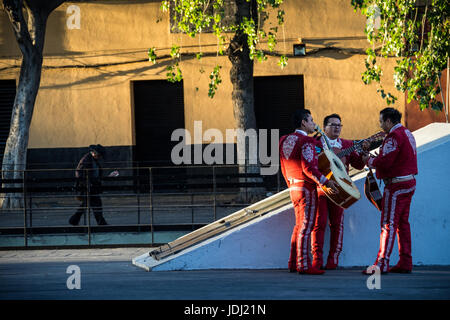 Mariachi, Plaza Garibaldi, Città del Messico, Messico Foto Stock