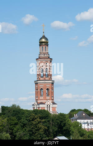 Campanile di San Giovanni il Teologo Monastero Poschupovo, Ryazan, Russia Foto Stock