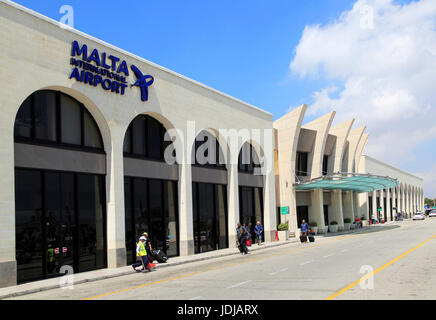 International Airport Terminal, Valletta, Malta Foto Stock