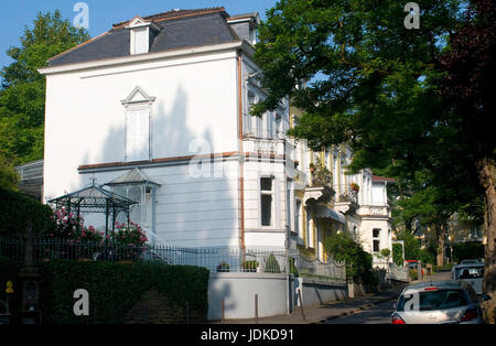 L'Europa, in Germania, in Renania settentrionale-Vestfalia, Bonn, Bad Godesberg, casa bella linea cuce riva del Reno, , Europa, Deutschland, Renania settentrionale-Vestfalia, schöne Eh Foto Stock