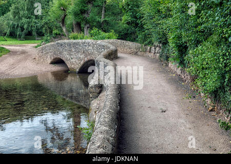 Gallox Bridge, Dunster, Somerset, Exmoor, England, Regno Unito Foto Stock