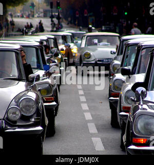 Parigi FRANCIA - CITROEN DS 50 TH Anni Celebrazione nella città capitale 2005 © Frédéric BEAUMONT Foto Stock