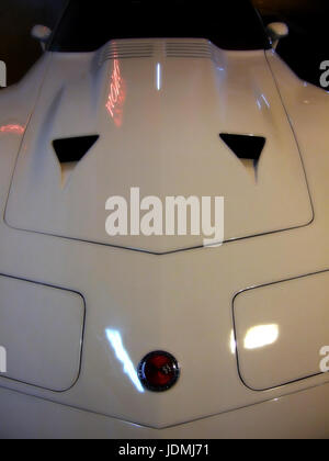 Vettura americana - L'impressionante cofano anteriore di una Chevrolet Corvette - Fotografia Auto © F.BEAUMONT Foto Stock