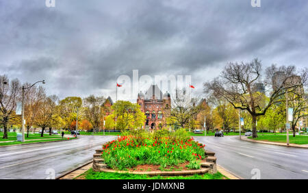 Ontario Legislative Building a Queen's Park di Toronto - Canada Foto Stock