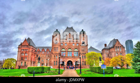 Ontario Legislative Building a Queen's Park di Toronto - Canada Foto Stock