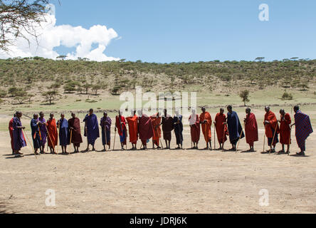 Masai persone Foto Stock