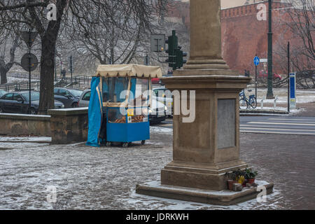 Strada principale a stare miasto Varsavia POLONIA Foto Stock