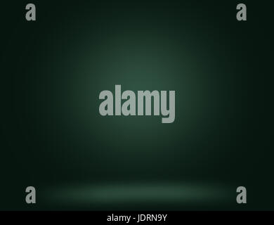 Sfondo verde scuro con effetti di luce per lo Studio Foto Stock