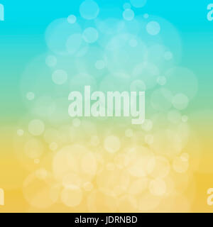 Estate blu astratto sfondo giallo Foto Stock