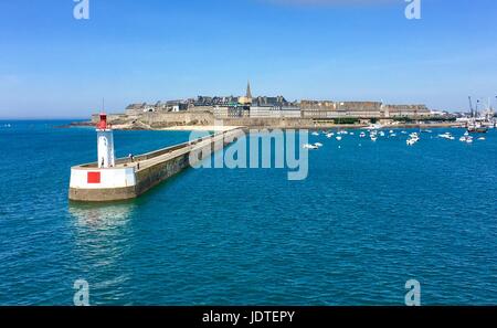 St Malo, Francia Foto Stock