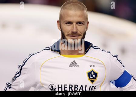 DAVID BECKHAM LOS ANGELES GALAXY HOME DEPOT CENTER DI CARSON LOS ANGELES STATI UNITI D'AMERICA 26 Aprile 2008 Foto Stock