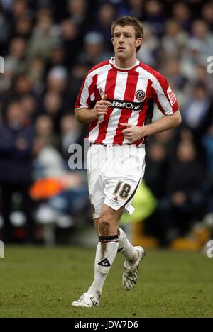 MICHAEL TONGE SHEFFIELD UNITED FC HILLSBOROUGH SHEFFIELD INGHILTERRA 19 Gennaio 2008 Foto Stock