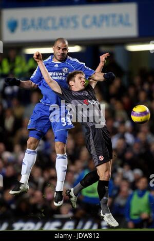 ALEX & KEVIN DOYLE SFIDA CHELSEA V READING Stamford Bridge London Inghilterra 30 Gennaio 2008 Foto Stock