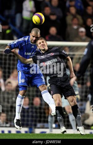 ALEX & KEVIN DOYLE CHELSEA V READING Stamford Bridge London Inghilterra 30 Gennaio 2008 Foto Stock