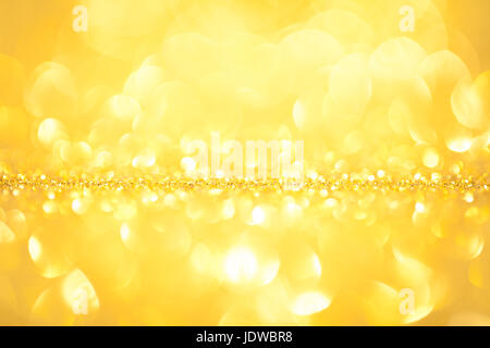 Oro di sfondo bokeh di fondo al di fuori della messa a fuoco Foto Stock