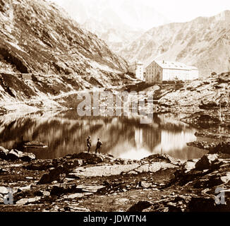 San Bernardo ospizio, Svizzera, PERIODO VITTORIANO Foto Stock