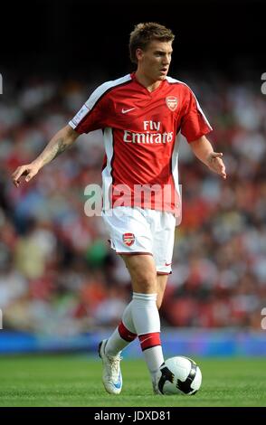 NICKLAS BENDTNER Arsenal Emirates Stadium Londra Inghilterra 02 Agosto 2008 Foto Stock