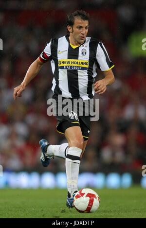 ALESSANDRO DEL PIERO JUVENTUS - OLD TRAFFORD Manchester Inghilterra 06 Agosto 2008 Foto Stock