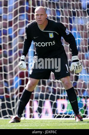 BRAD FRIEDEL ASTON VILLA V MANCHESTER CITY VILLA PARK Birmingham Inghilterra 17 Agosto 2008 Foto Stock