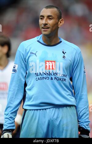 HEURELHO GOMES Tottenham Hotspur FC IL RIVERSIDE MIDDLESBROUGH INGHILTERRA 16 Agosto 2008 Foto Stock