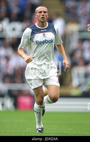 MATTHEW TAYLOR Bolton Wanderers FC.ST JAMES PARK NEWCASTLE INGHILTERRA 23 Agosto 2008 Foto Stock